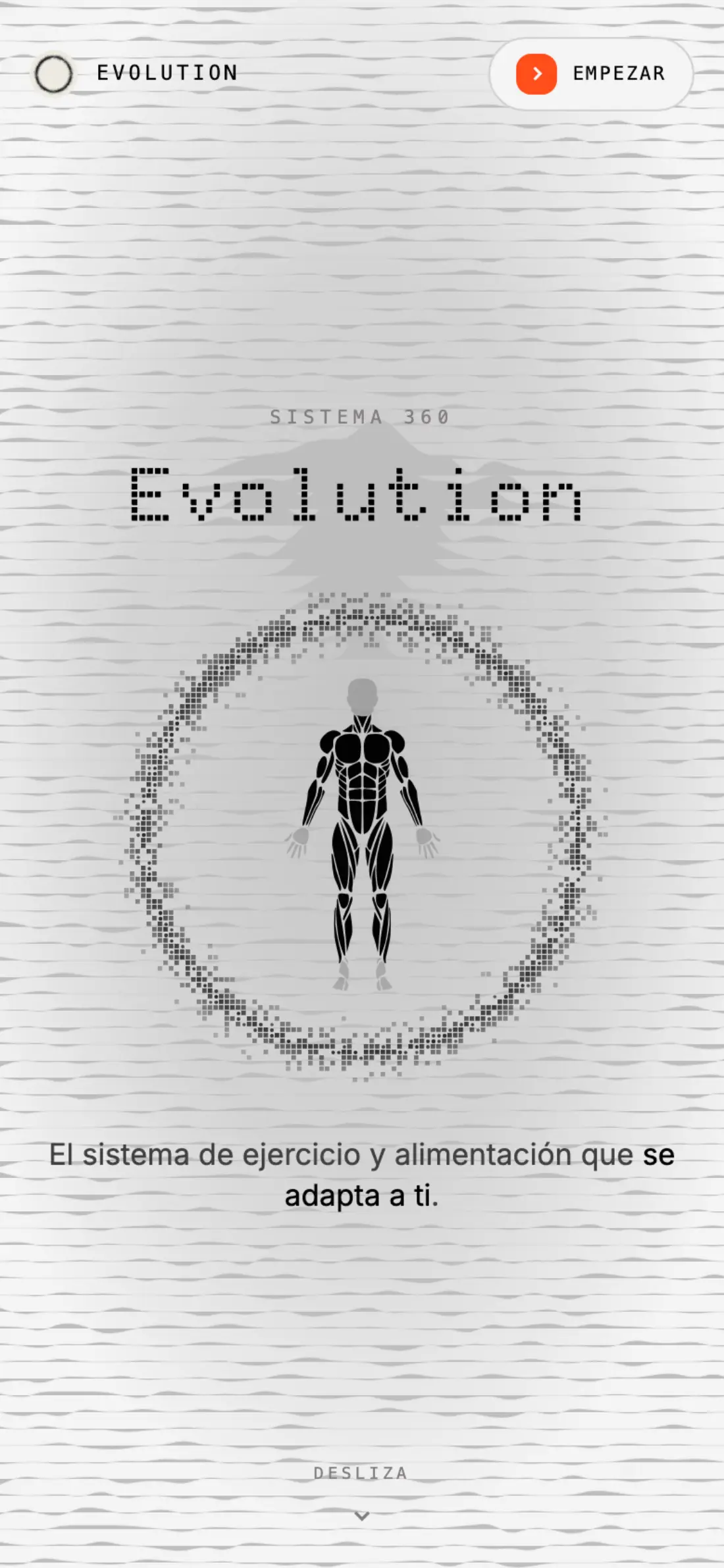 Sitio publicado de Evolution